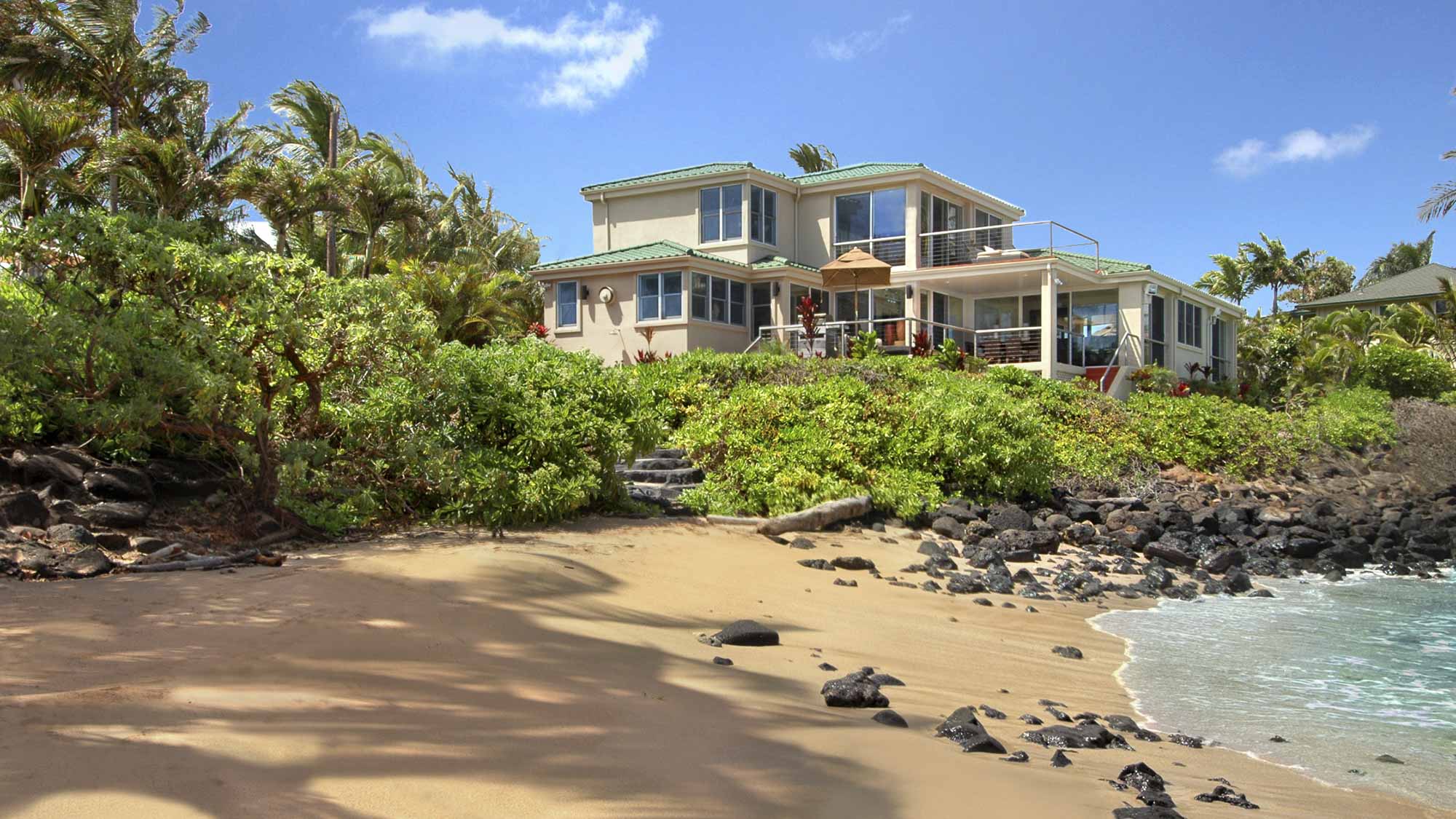 Sandy Beach House - Seasonal Private Beach - Parrish Kauai