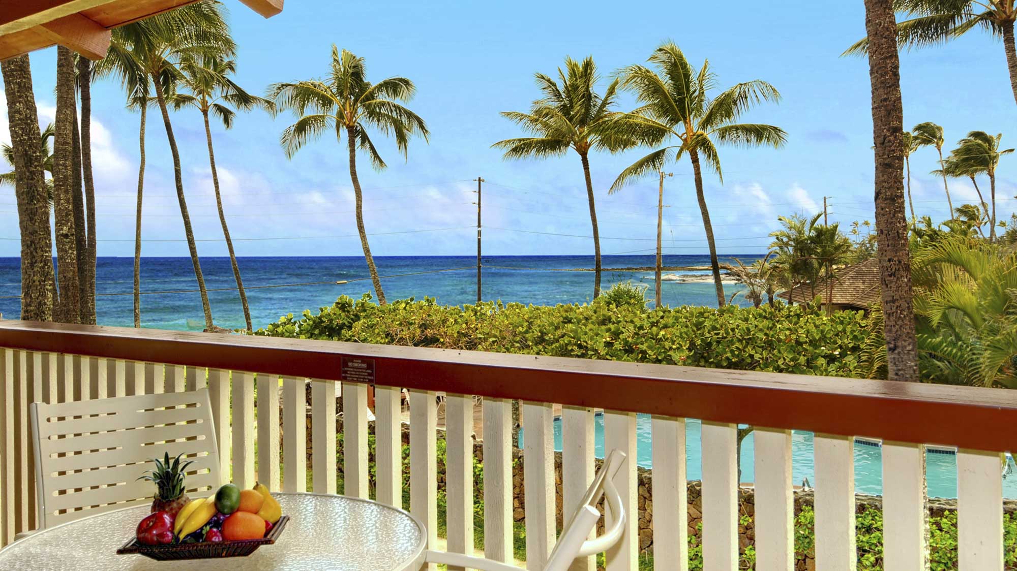 Nihi Kai Villas at Poipu #202 - Ocean View Dining Lanai - Parrish Kauai