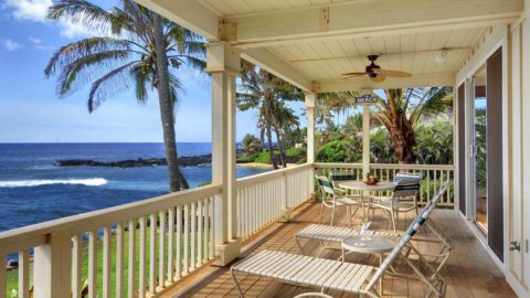 New Oceanfront Kauai Vacation Rental in Poipu Resort