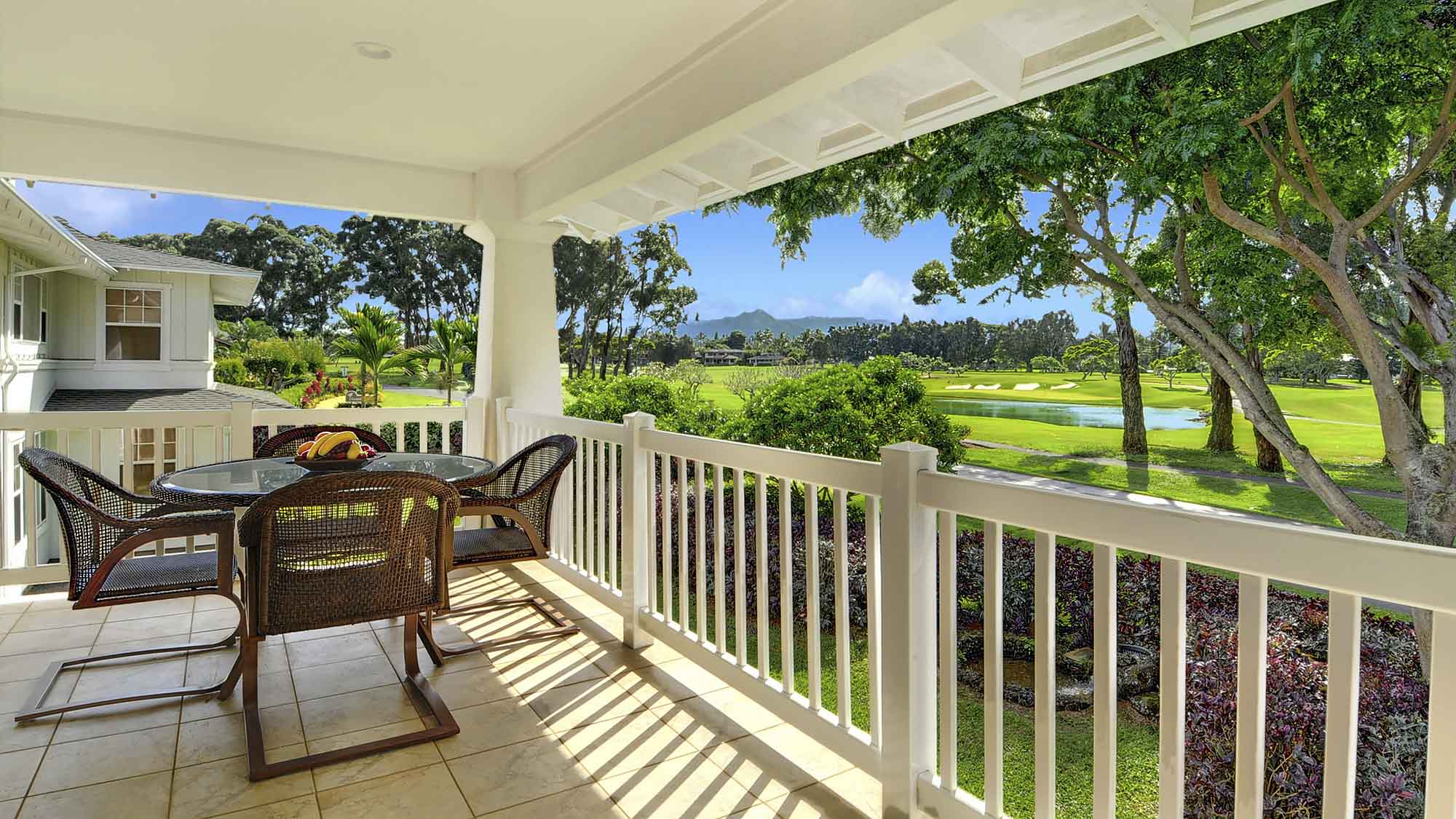 Plantation at Princeville Resort #321 - Dining Lanai View - Parrish Kauai