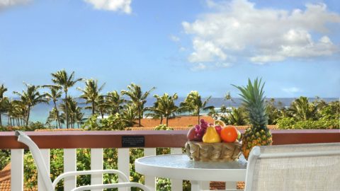 Nihi Kai Villas at Poipu #808 - Ocean View Dining Lanai - Parrish Kauai
