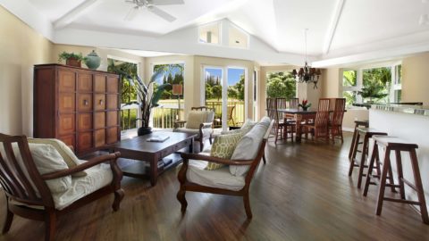 Villas of Kamalii #04 - Living Great Room - Parrish Kauai