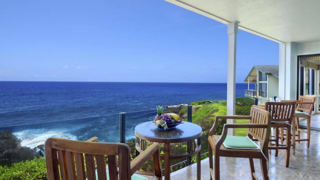 Makahuena at Poipu #3103 - Oceanfront Lanai Dining - Parrish Kauai
