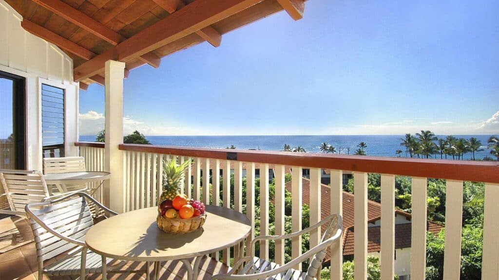 Nihi Kai Villas at Poipu #831 - Ocean View Dining Lanai - Parrish Kauai