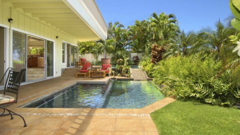 The Palms at Kiahuna - Swimming Pool & Lanai - Parrish Kauai