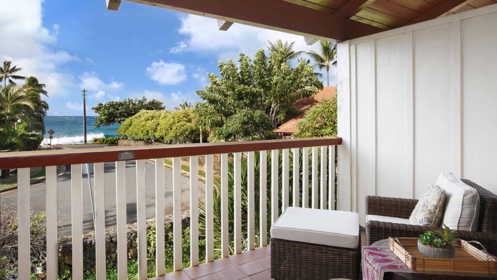 Nihi Kai Villas at Poipu #302 - Ocean View Lanai - Parrish Kauai