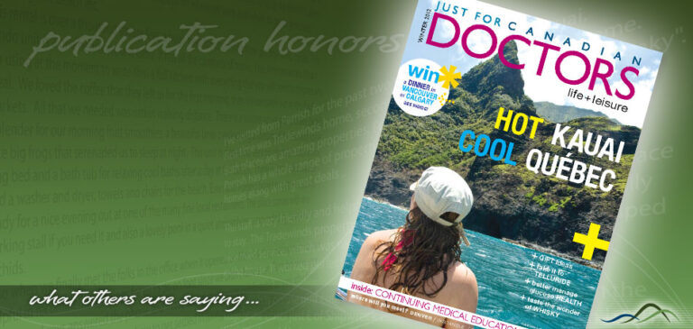 Canadian Doctors Profiles Parrish Kauai Vacation Rentals