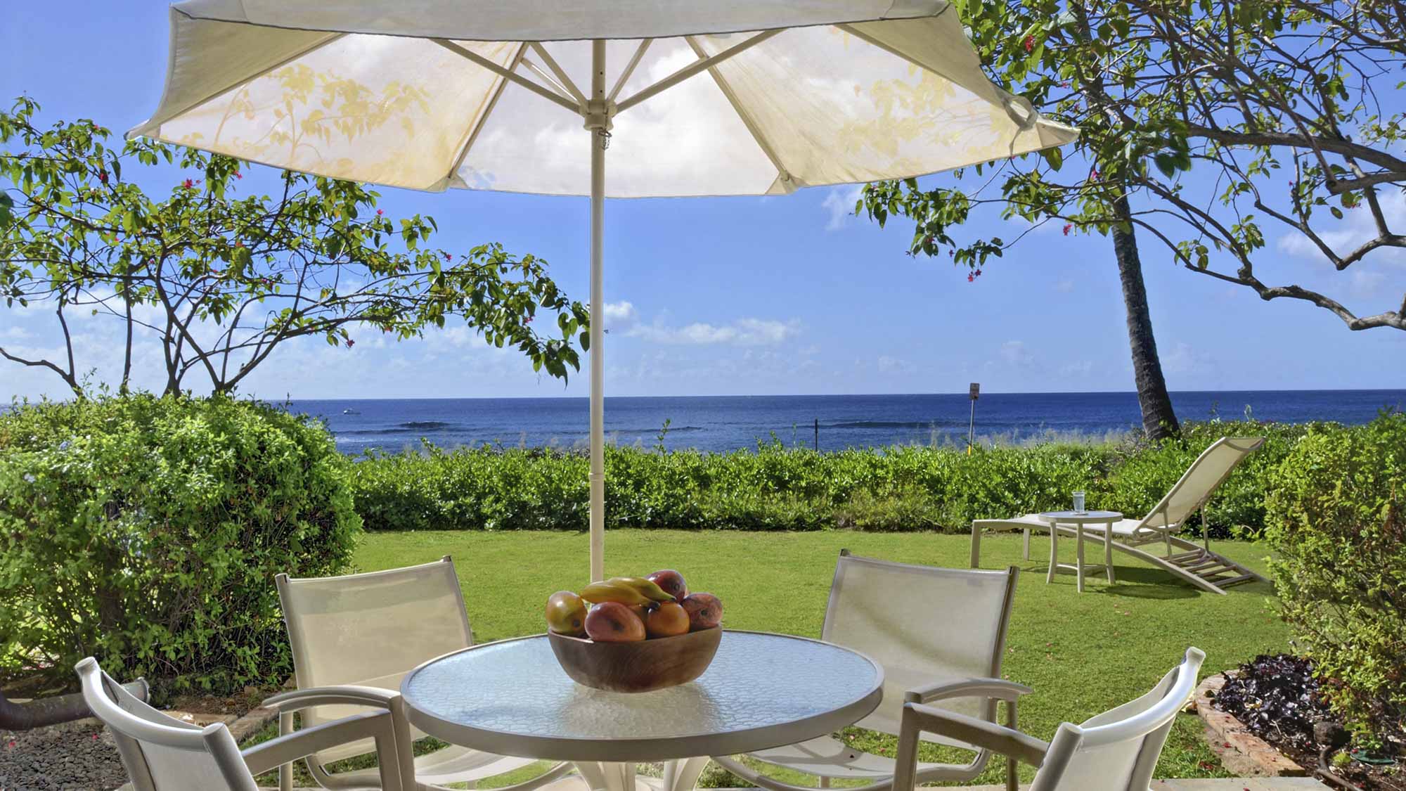 Poipu Kapili Resort #08 - Oceanfront Lanai View - Parrish Kauai