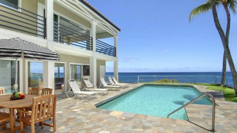 Villa Kailani at Poipu Beach - Oceanfront Pool - Parrish Kauai