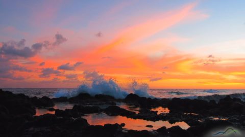 Spectacular Kauai Sunsets at Poipu Beach and Spouting Horn
