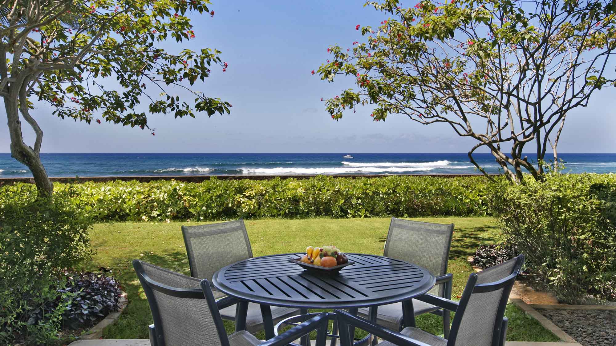 Poipu Kapili Resort #55 - Oceanfront Lanai View - Parrish Kauai