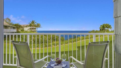 Kauai Condos at Princeville Resort Include Ocean View Alii Kai Rental