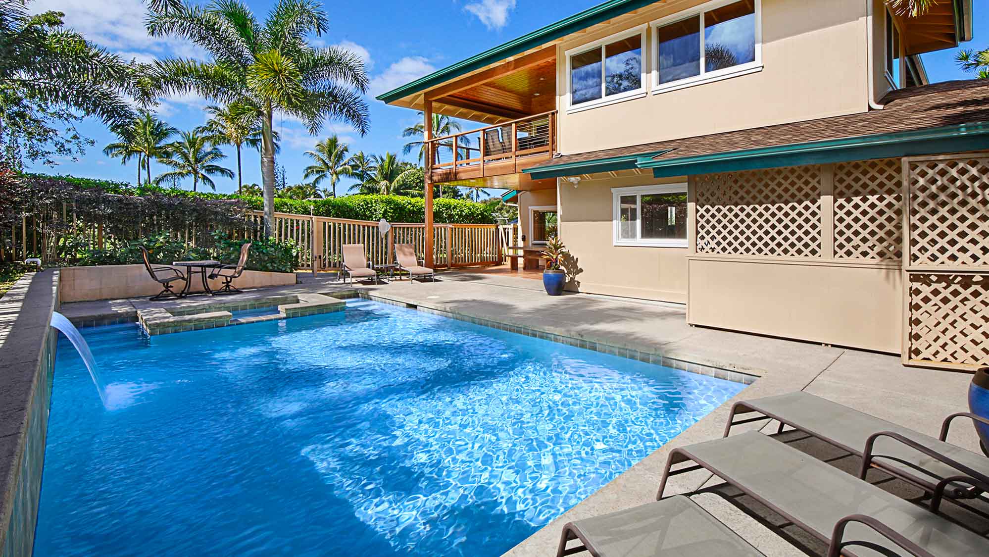Hale Ike Moemoea at Princeville Resort - Swimming Pool & Sunning Deck - Parrish Kauai