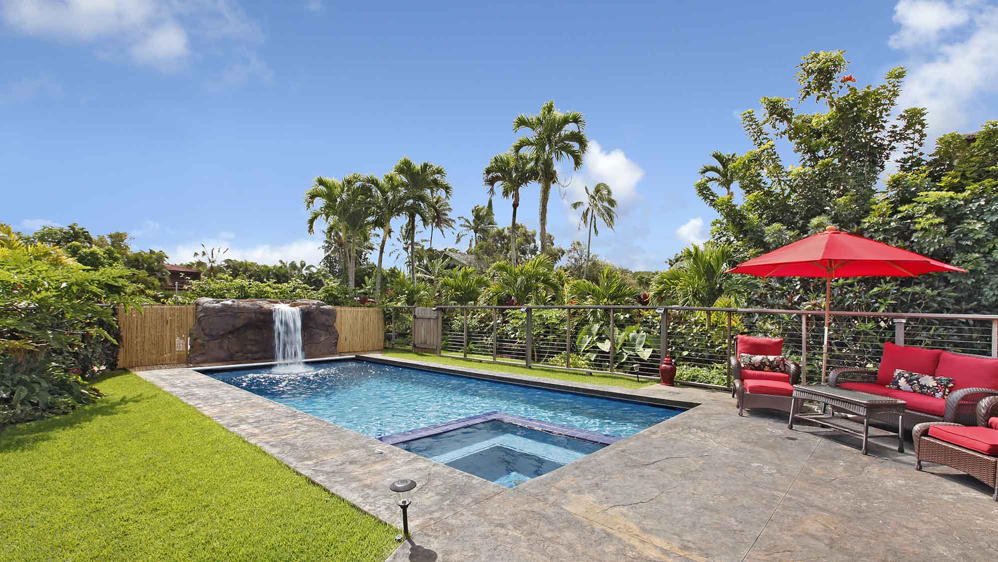 Hale Ola at Princeville - Swimming Pool & Sunning Deck - Parrish Kauai