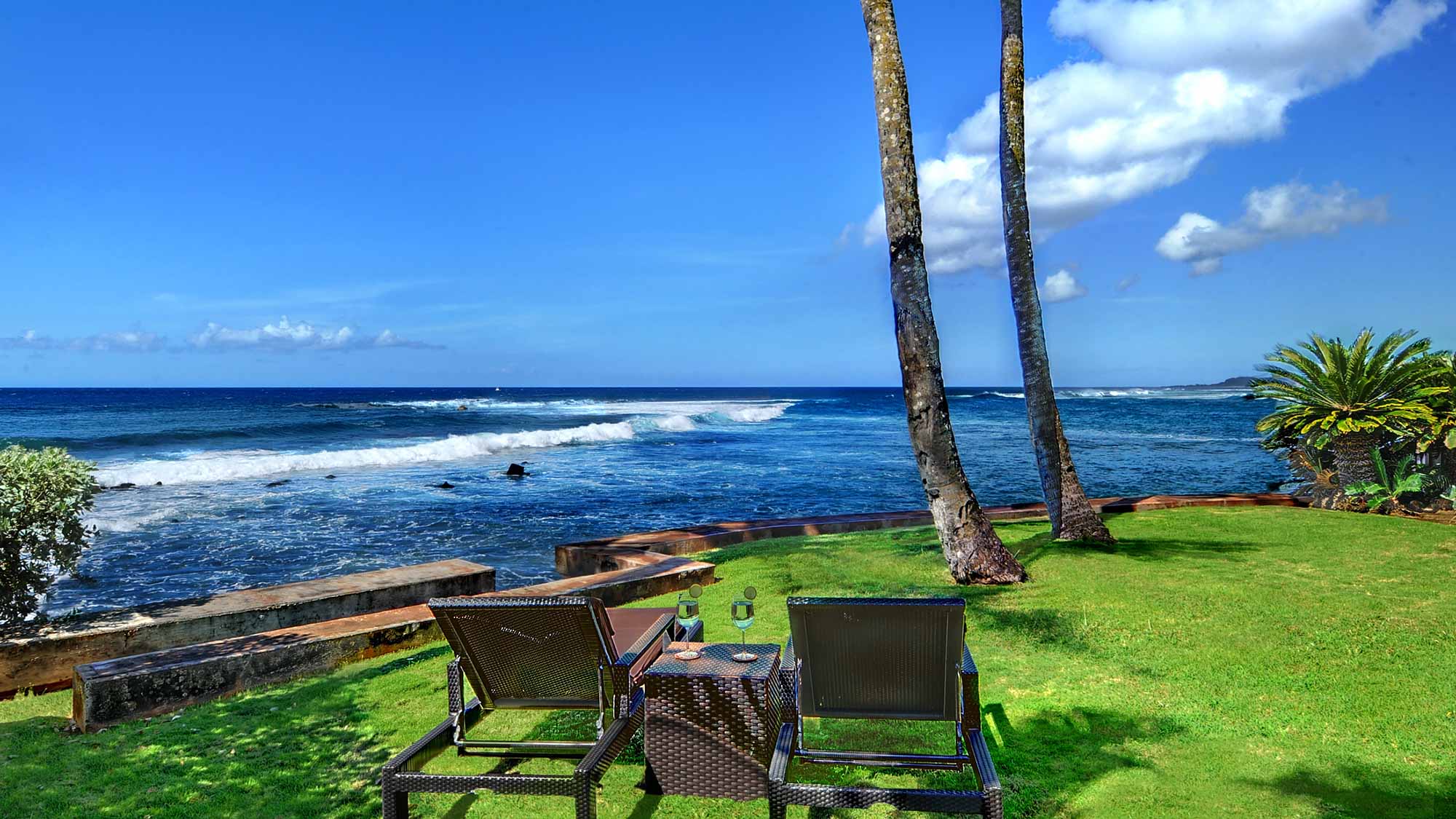 Hale Naia at Baby Beach - Oceanfront Backyard Views - Parrish Kauai
