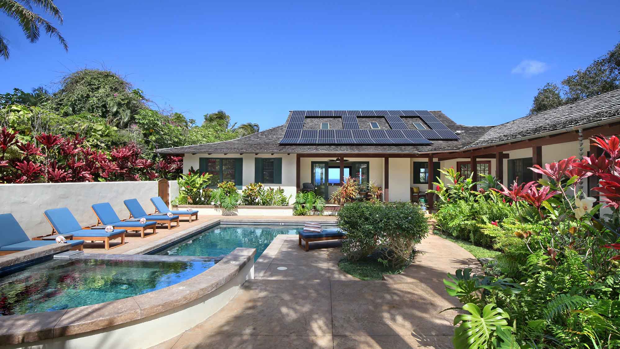 Kapiolani Villa at Princeville - Private Pool Spa & Sun Deck - Parrish Kauai