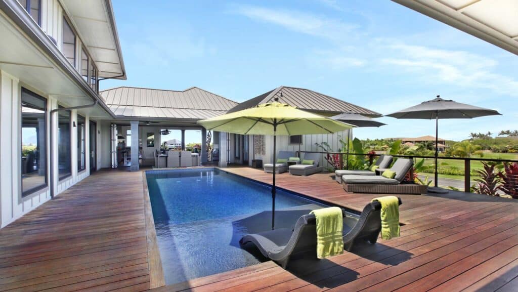 Hale Maluhia at Poipu Beach Estates - Pool & Lanai - Parrish Kauai