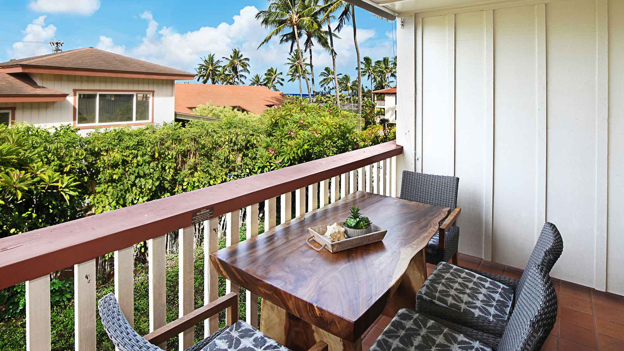 Nihi Kai Villas at Poipu #509 - Dining Lanai View - Parrish Kauai