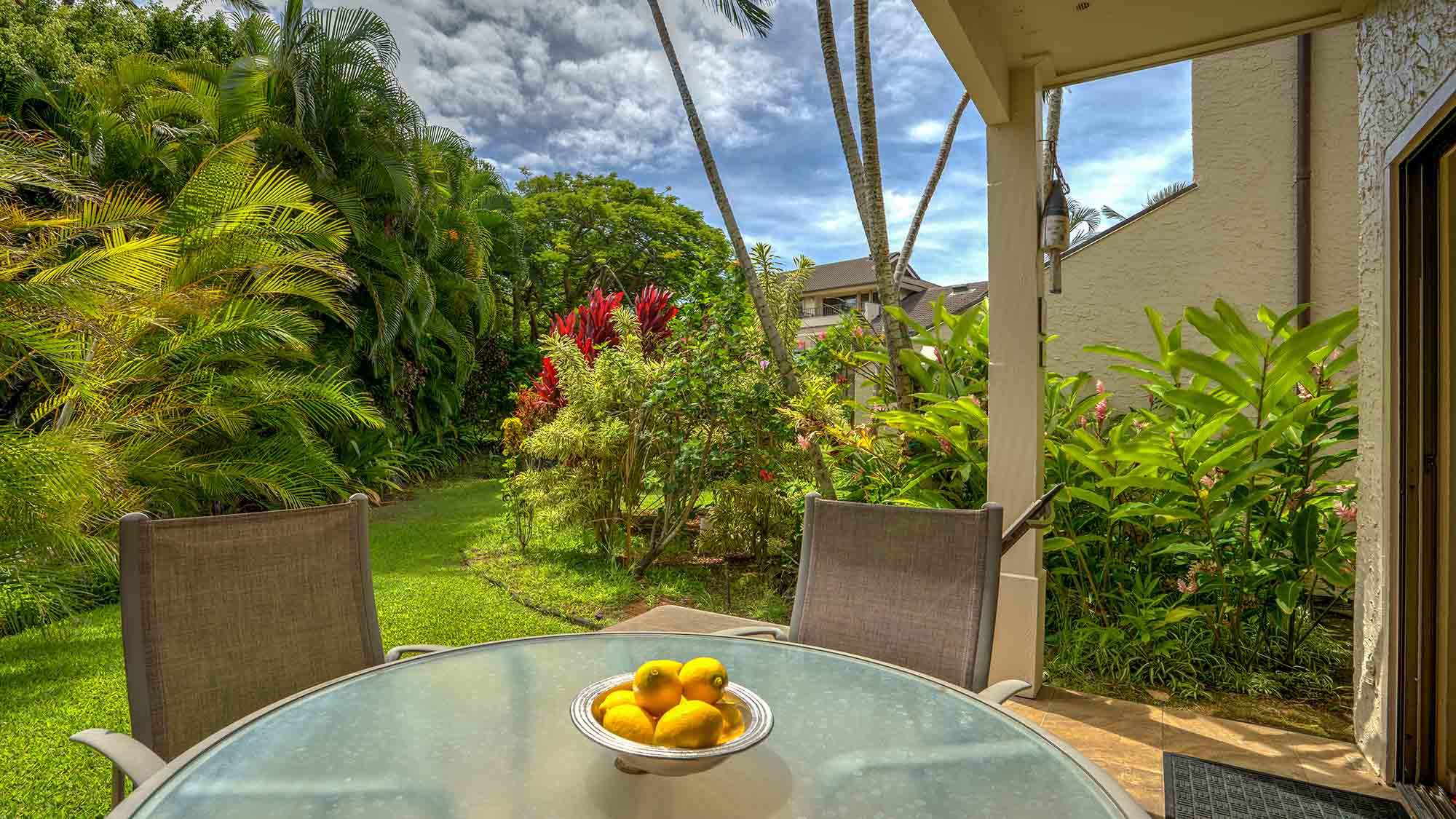 Kahala at Poipu Kai #914 - Dining & Lounging Lanai View - Parrish Kauai