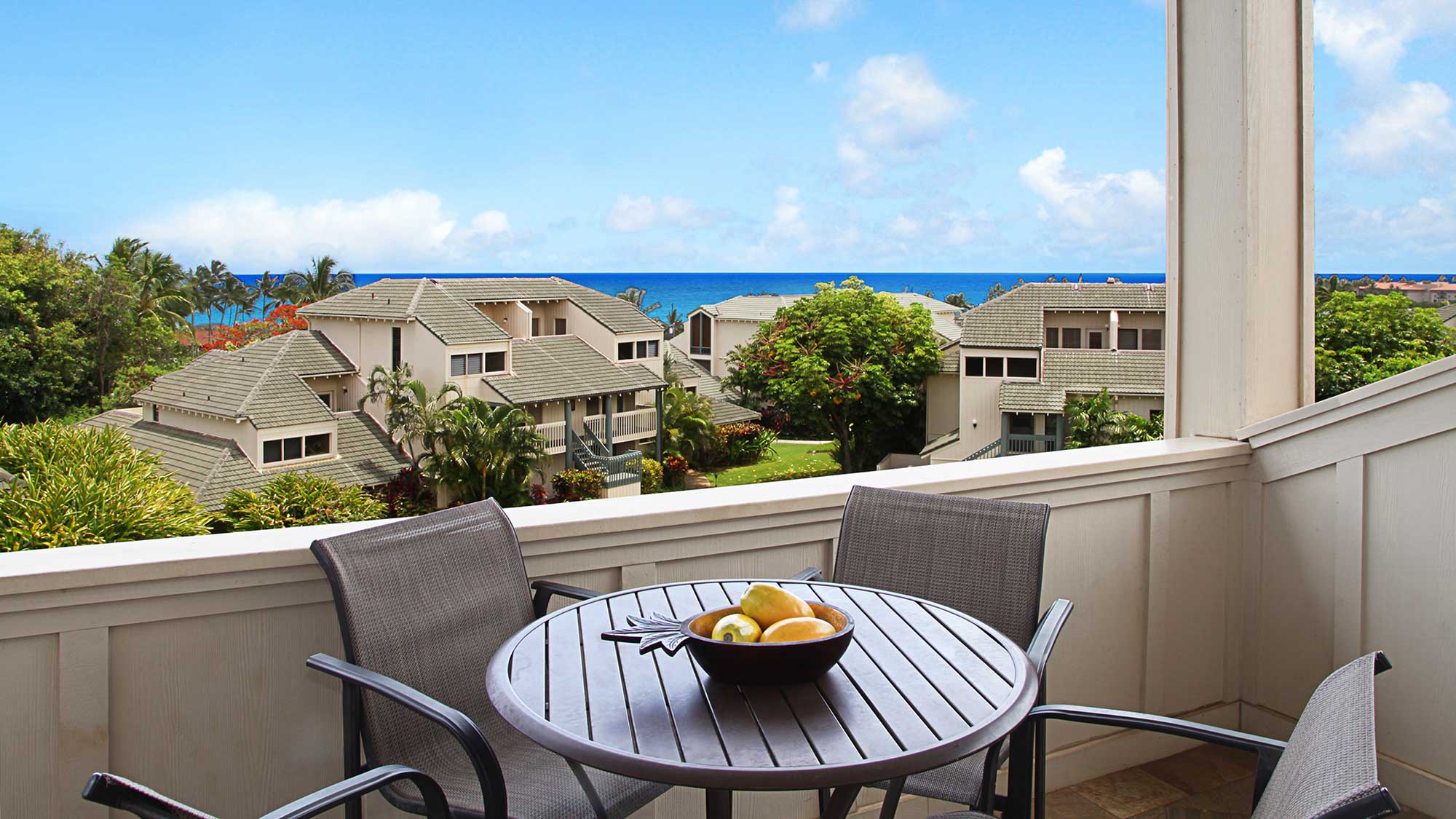 Villas at Poipu Kai #B300 - Ocean View Dining Lanai - Parrish Kauai