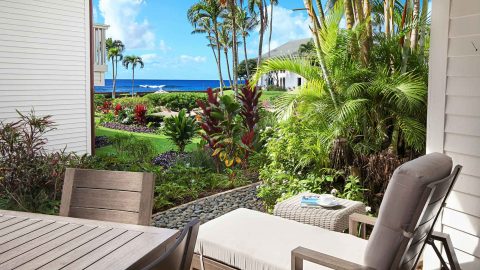 Poipu Kapili Resort #35 - Ocean View Lanai View - Parrish Kauai