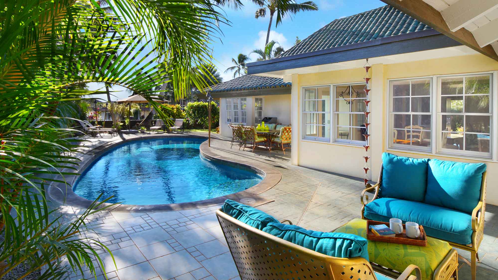 Poipu Kai Beach House - Private Backyard Swimming Pool & Deck - Parrish Kauai