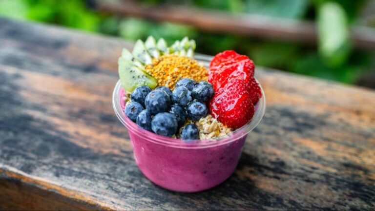 An acai bowl is a great breakfast in Kauai
