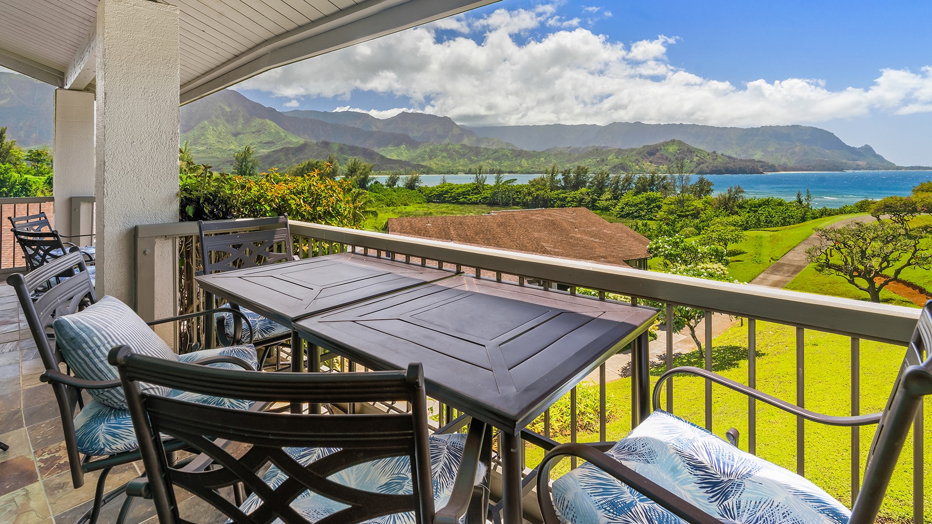 The view from Hanalei Bay Resort #4321 & #4322