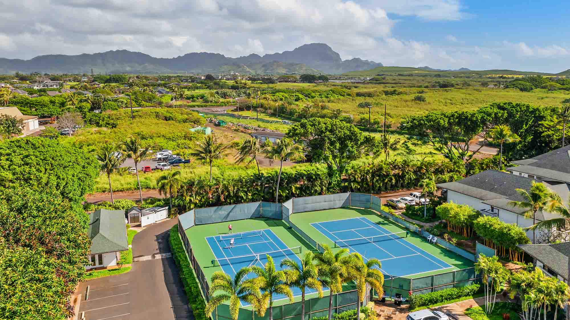 Poipu Kapili Resort - Tennis & Pickleball Courts - Parrish Kauai