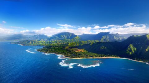 A scenic view of Kauai, a top destination for travelers visiting Hawaii and Maui