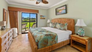 The bedroom suite at Poipu Sands at Poipu Kai #412