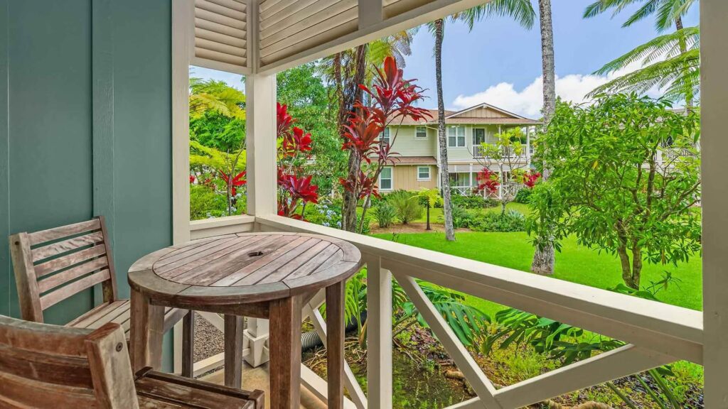 The view from the lanai at Nihilani at Princeville #28B