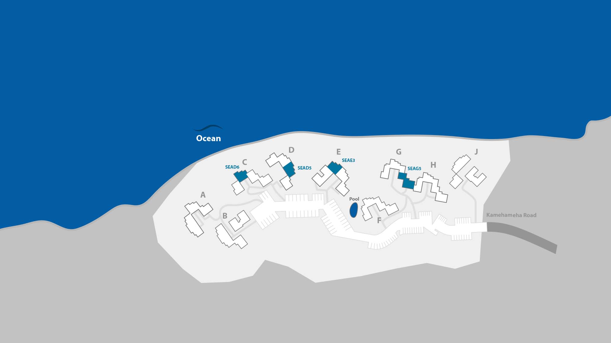 Sealodge at Princeville Resort Map - Parrish Kauai