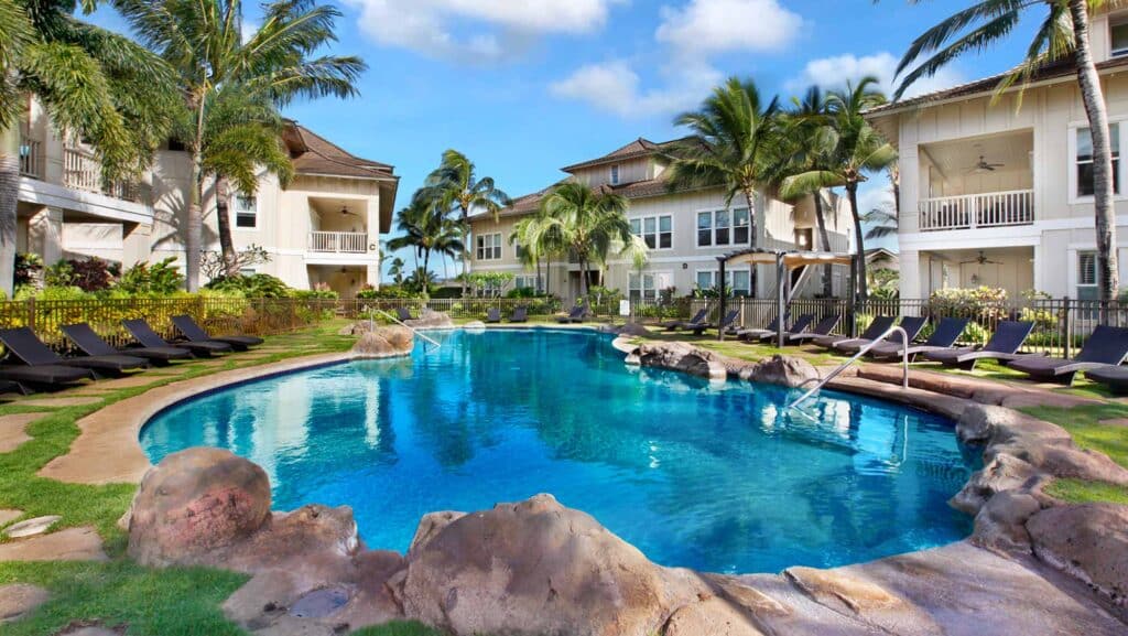 The-Villas-at-Poipu-Kai-Refreshing-Resort-Swimming-Pool-Parrish-Kauai