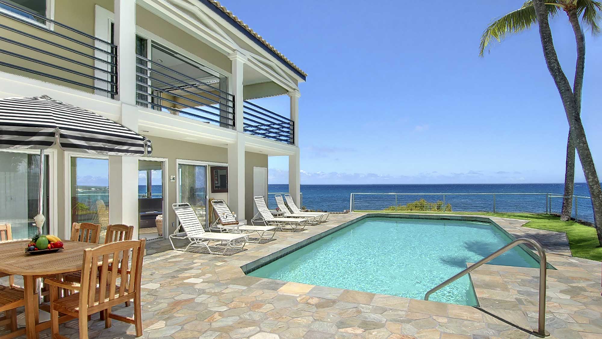 Villa-Kailani-at-Poipu-Beach-Oceanfront-Pool-Parrish-Kauai