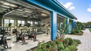 Cardio room at the Poipu Beach Athletic Club in Poipu Kauai